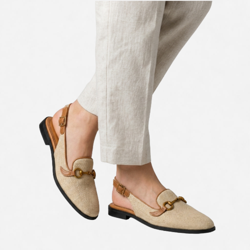 OLDMONEYLOOK | Women’s Classic Metallic Accent Sandals