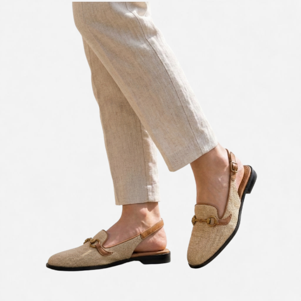 OLDMONEYLOOK | Women’s Classic Metallic Accent Sandals