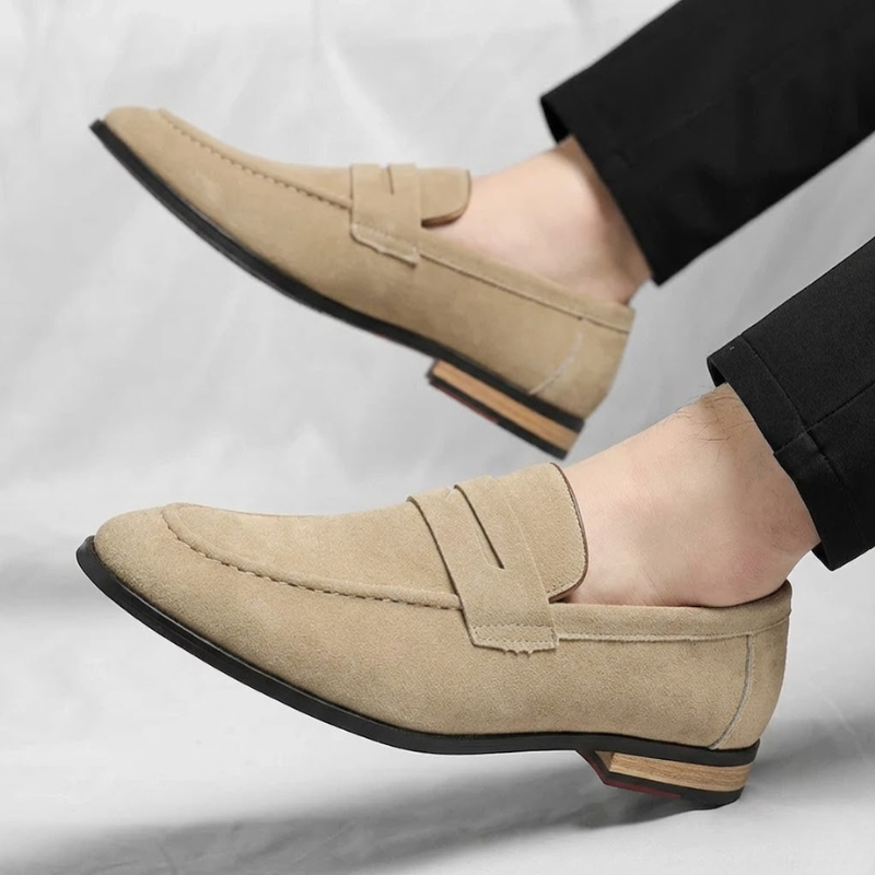 Marco Suede Penny Loafers