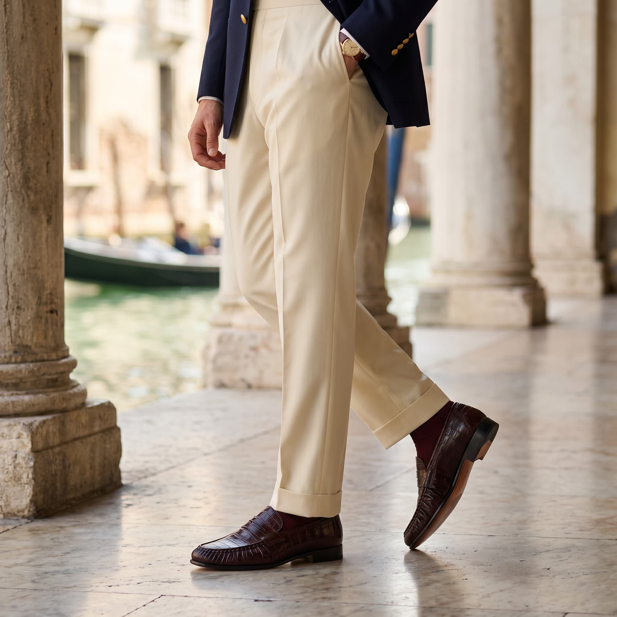 Grosvenor Leather Loafer