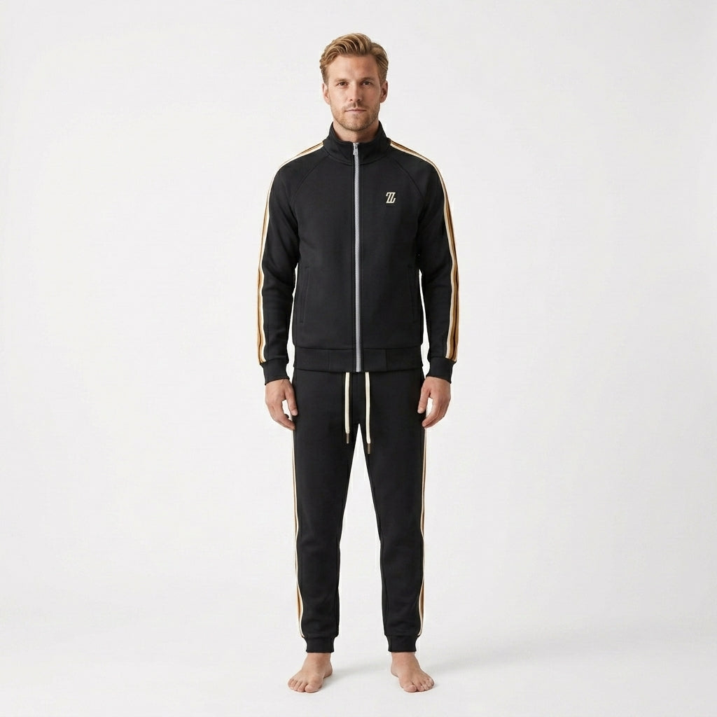 HOLLANDEN | SLIM FIT TRAINING SUIT SET FOR MEN