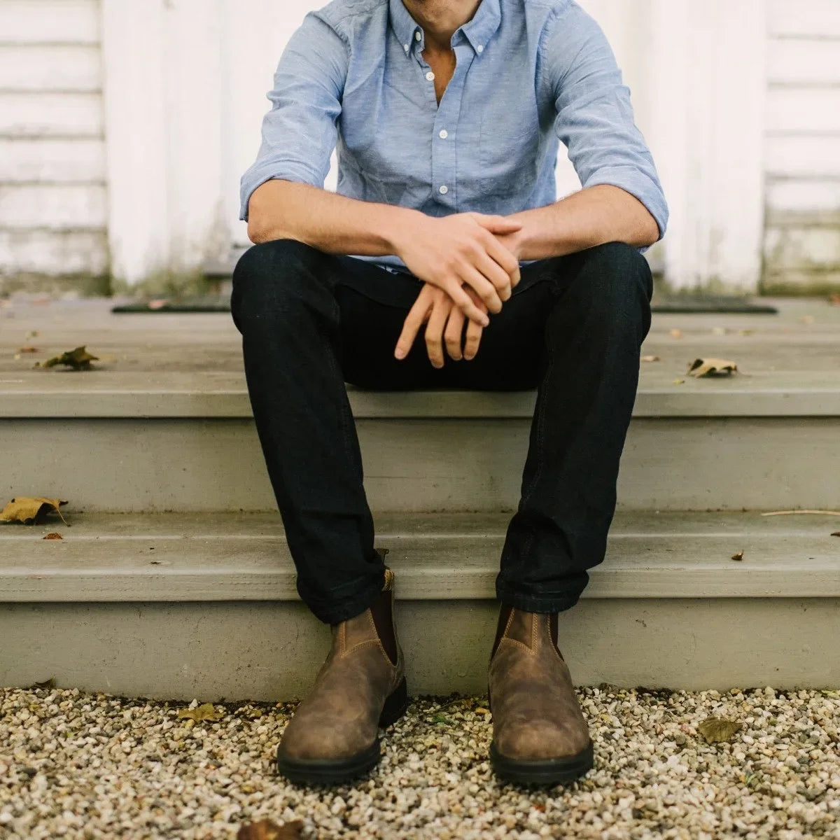 Chelsea Boots for Men Water-Resistant Slip-On