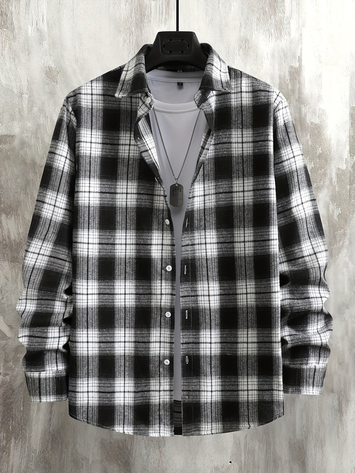 Clayton | Casual Checked Long-Sleeve Shirt