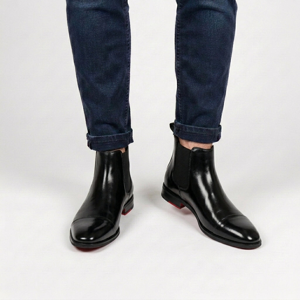 HOLLANDEN | CHELSEA BOOTS LEATHER FOR MEN