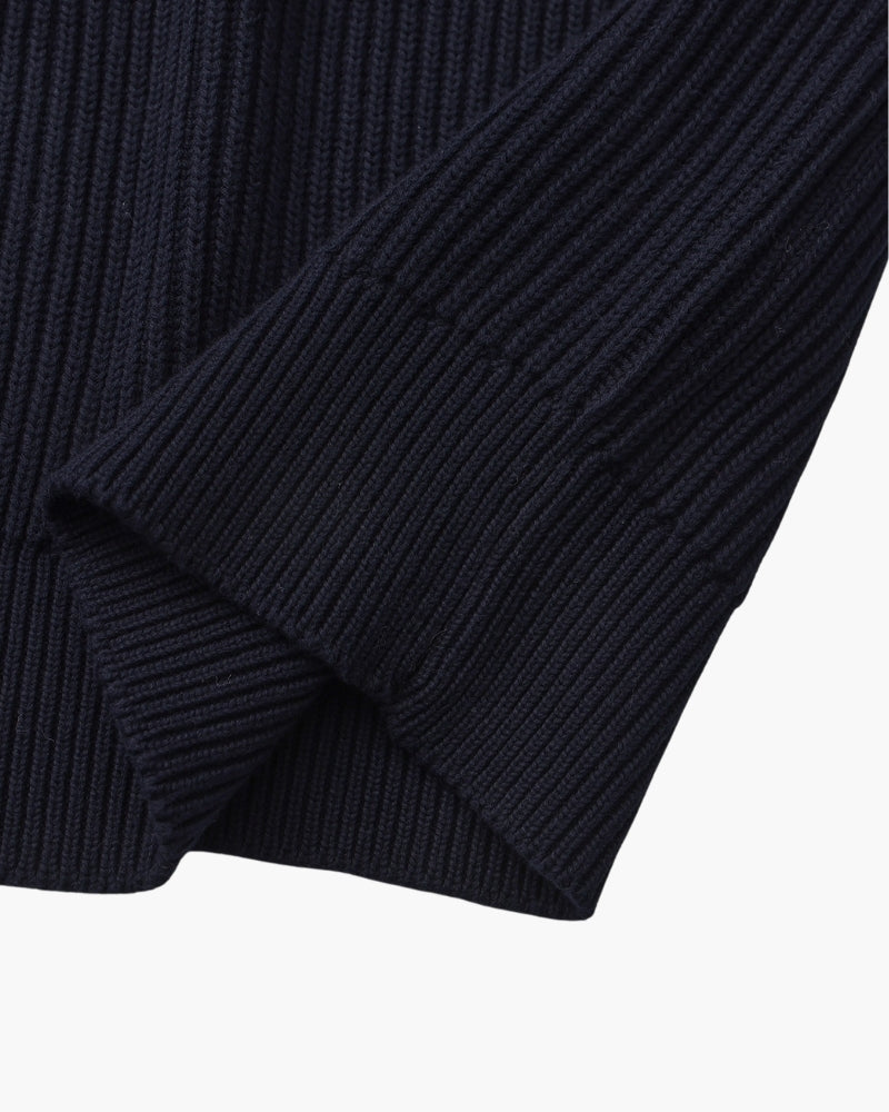 Rib Knit Crew Neck