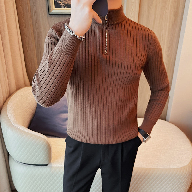 Knitted Collar Sweater