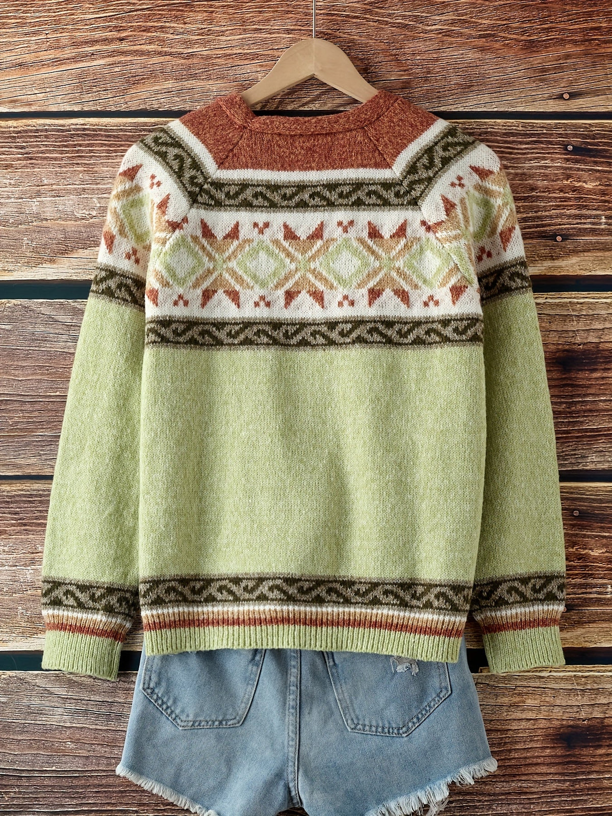 Fiona | Stylish Patterned Button-Up Cardigan
