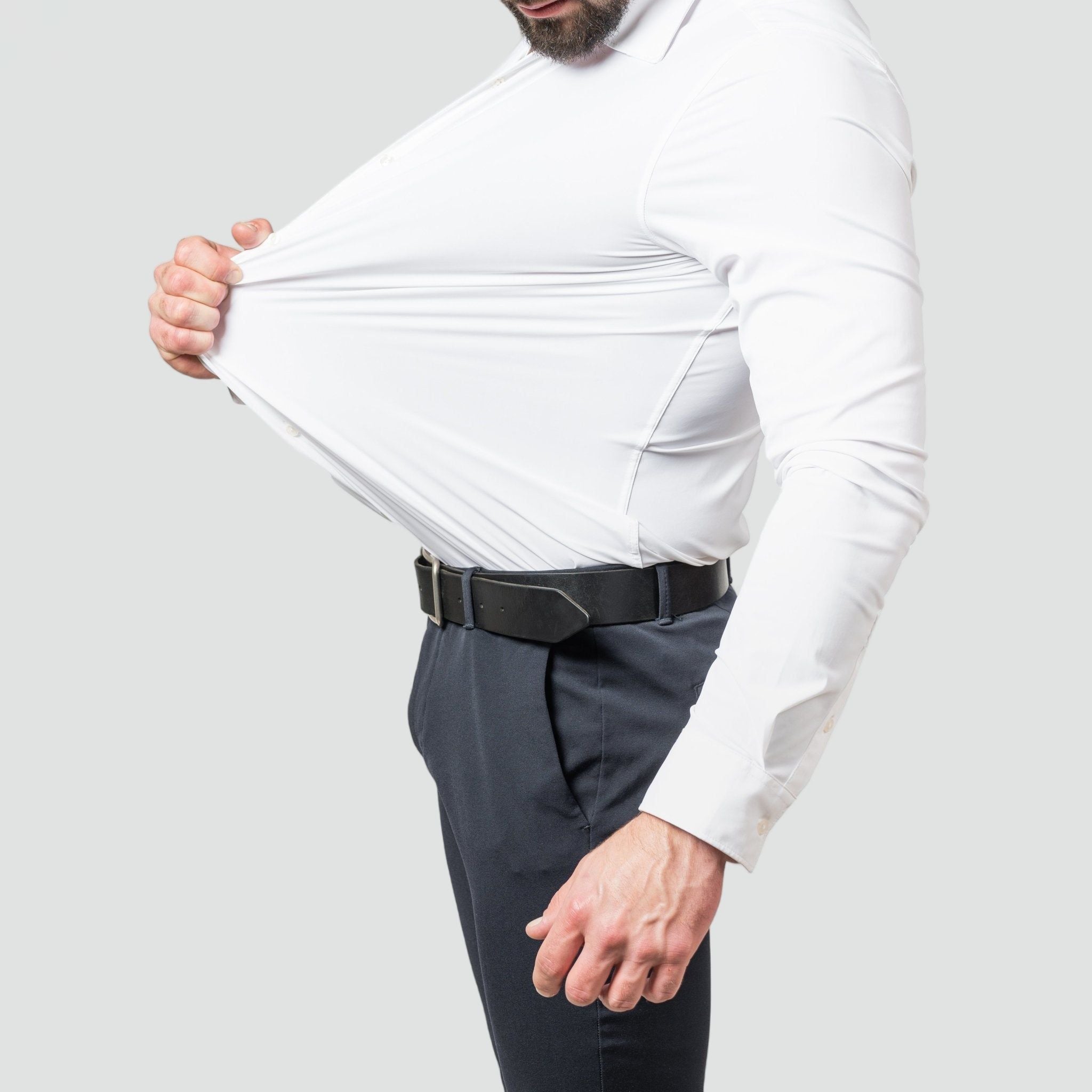 Men's Shirt White - Extreme Stretch & Non-Iron