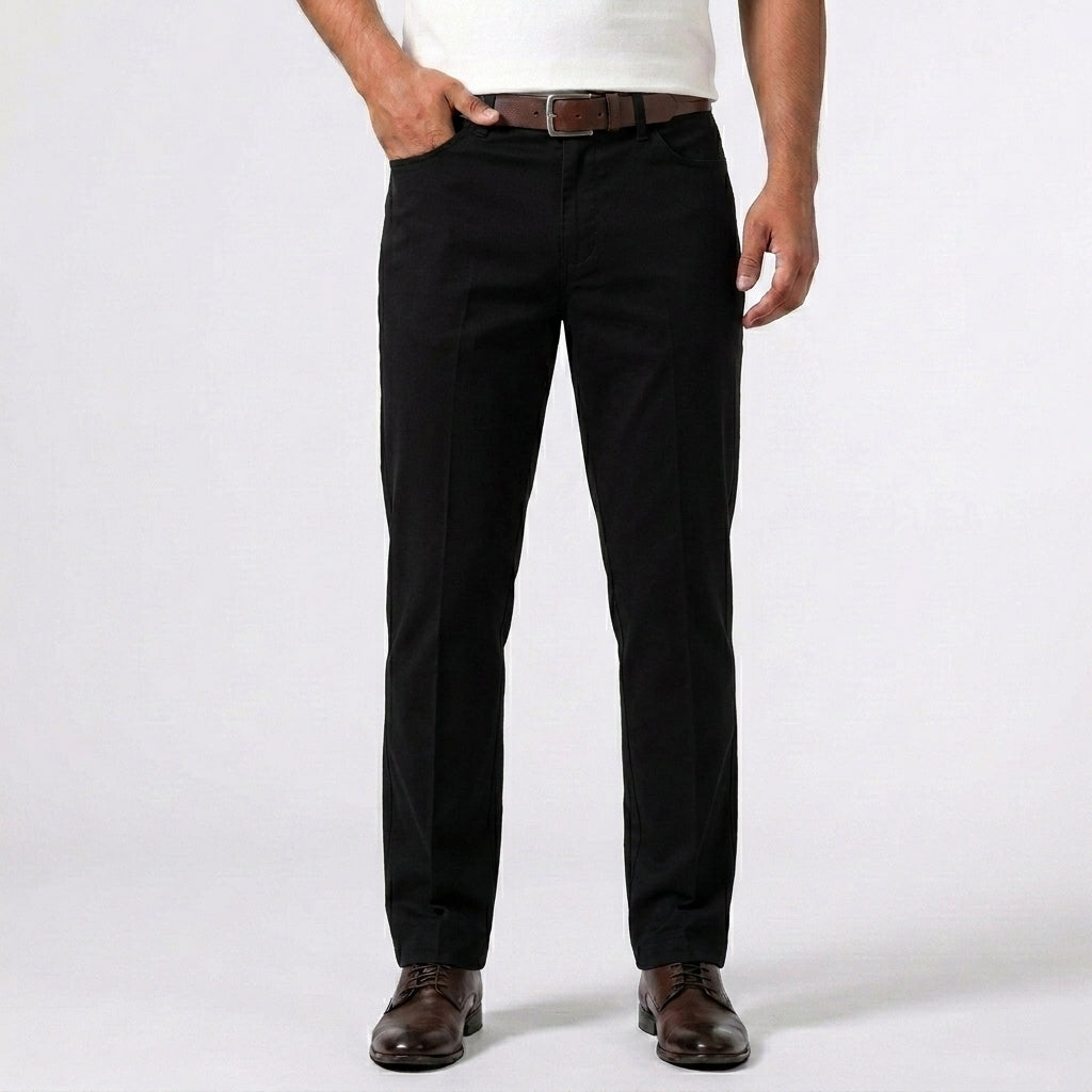 HOLLANDEN | STRAIGHT CHINO TROUSERS FOR MEN