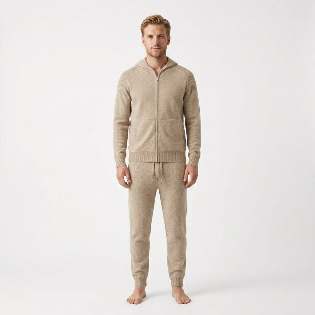 HOLLANDEN | ZIP-UP HOODIE AND JOGGING TROUSERS FOR MEN