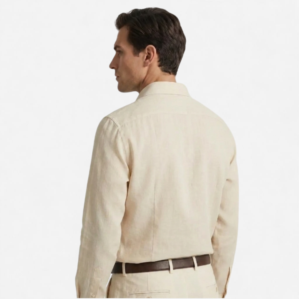 OLDMONEYLOOK | Men’s Refined Linen Shirt