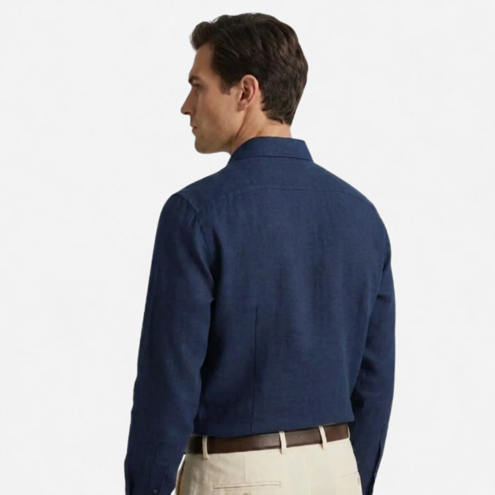 OLDMONEYLOOK | Men’s Refined Linen Shirt