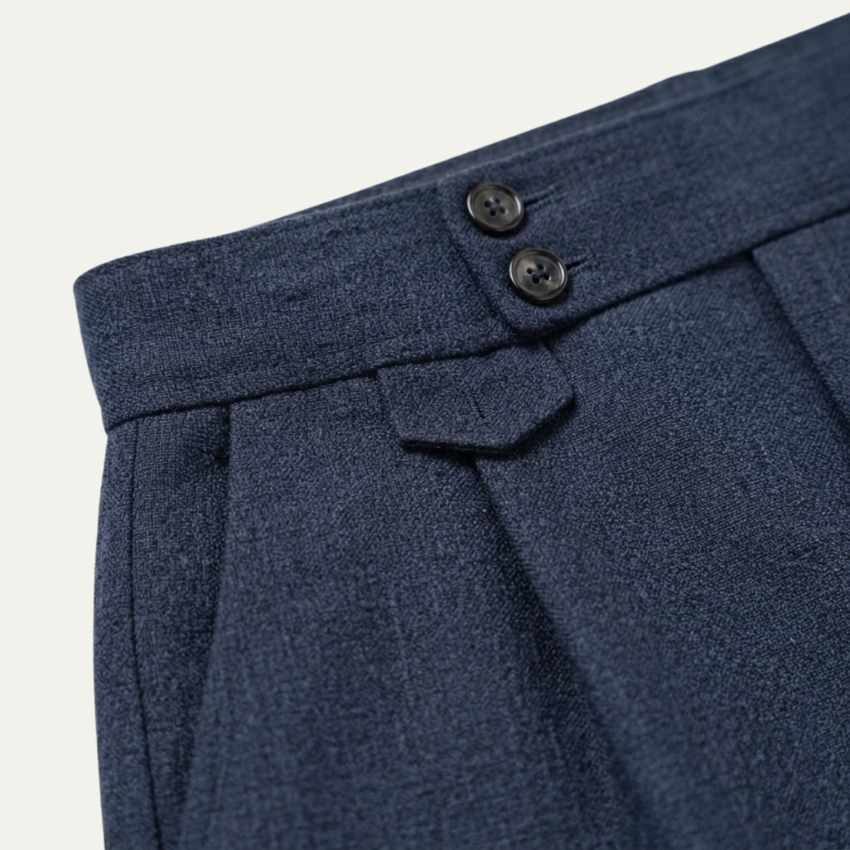The Hobart Men’s Tailored High-Waisted Pleated Dress Trousers
