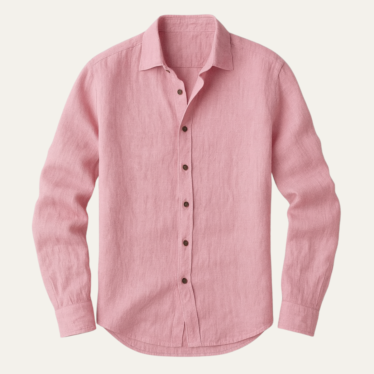 The St. Tropez Vintage Long Sleeve Linen Shirt for Men