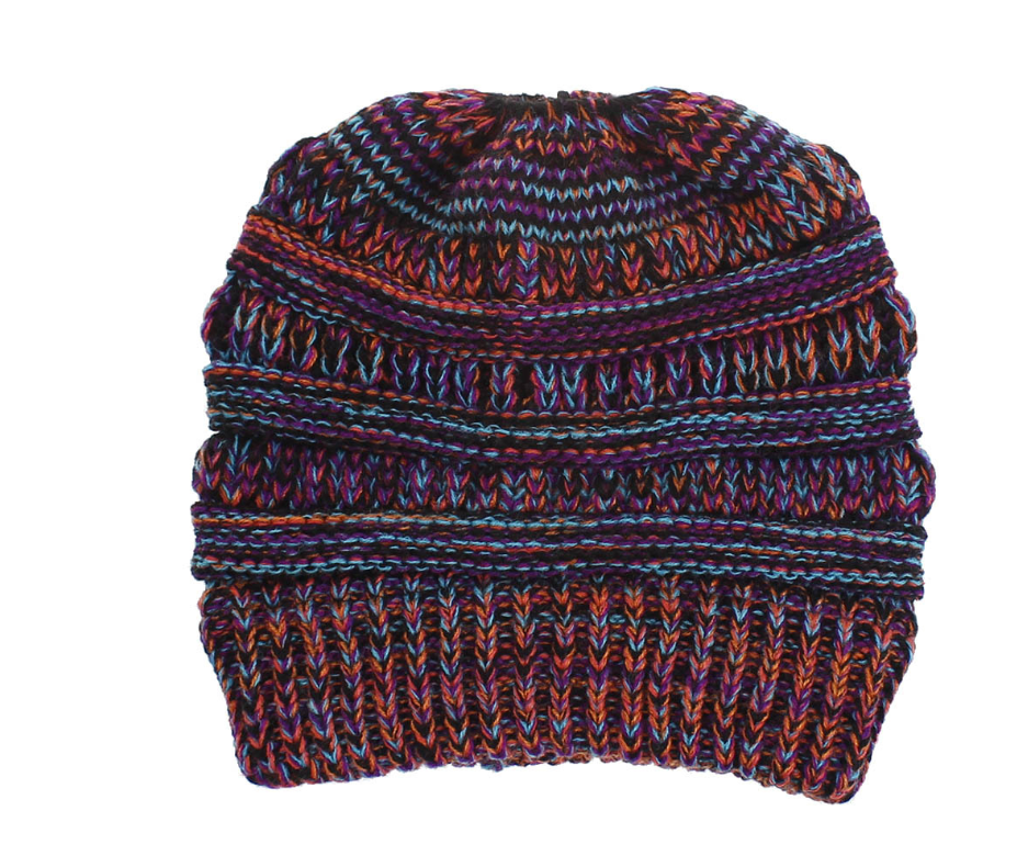 Emma | Cozy Knitted Ponytail Beanie in Soft Yarn – Warmth and Comfort Combined