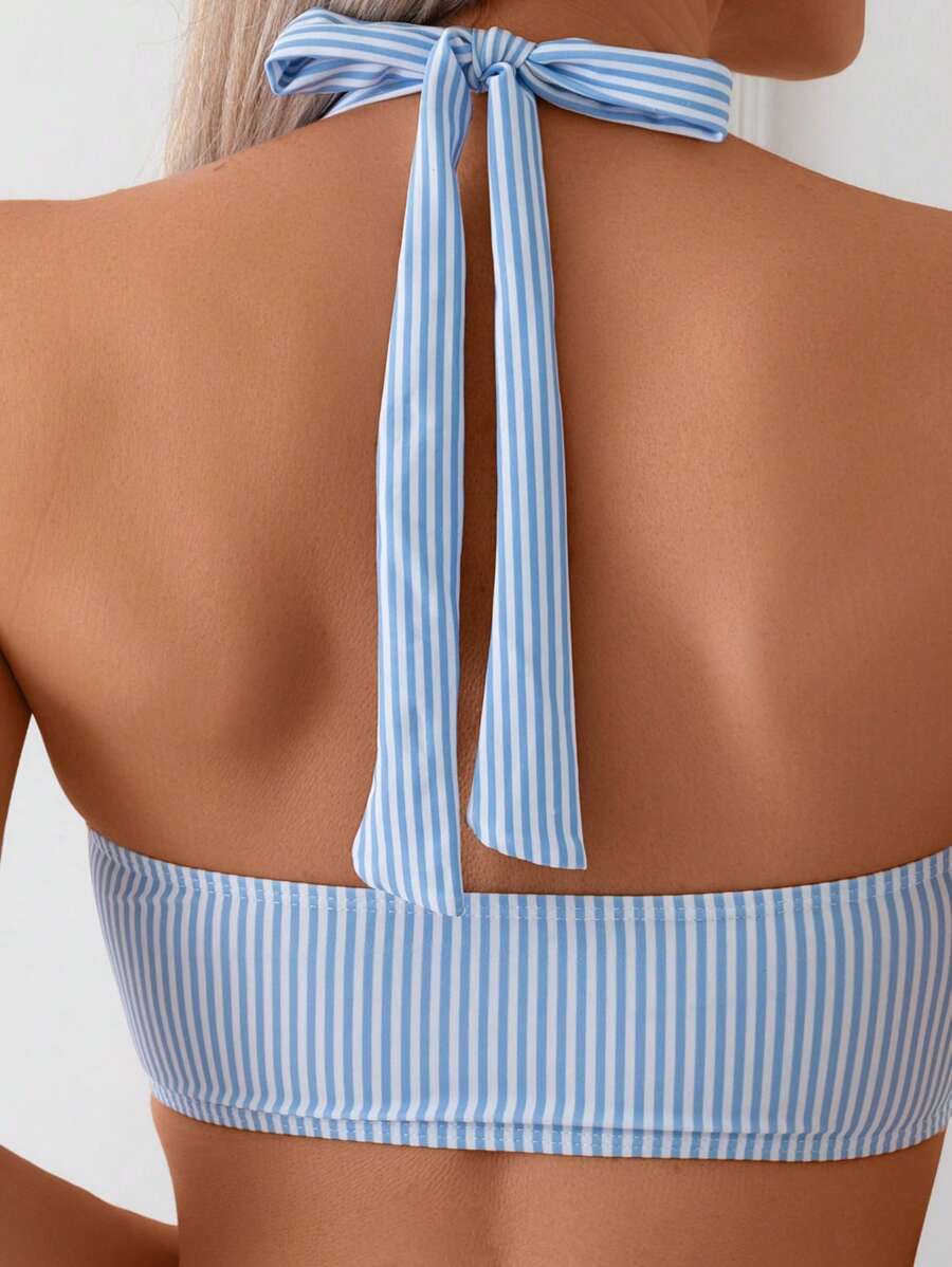 Striped Bikini Set for Women