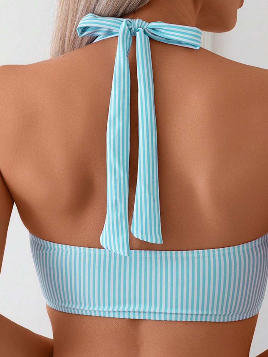 Striped Bikini Set for Women