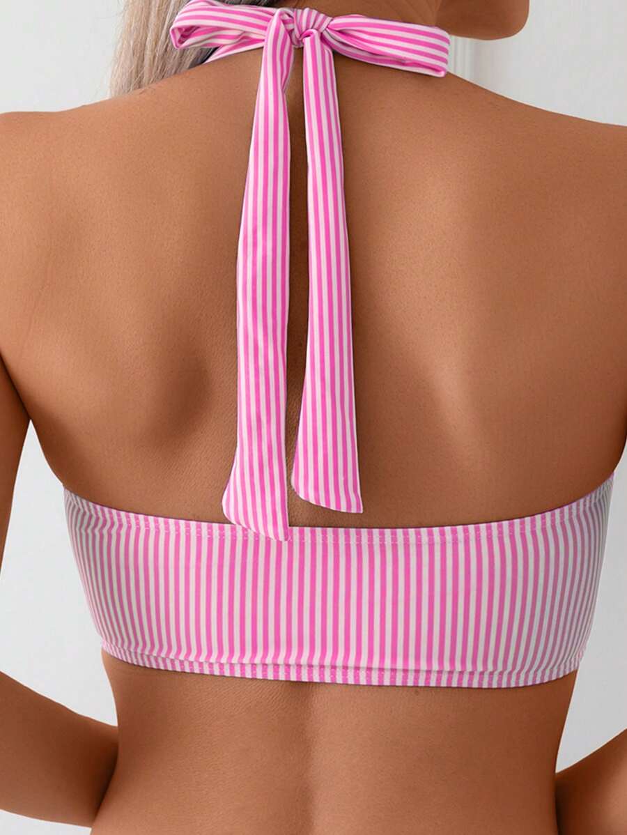 Striped Bikini Set for Women