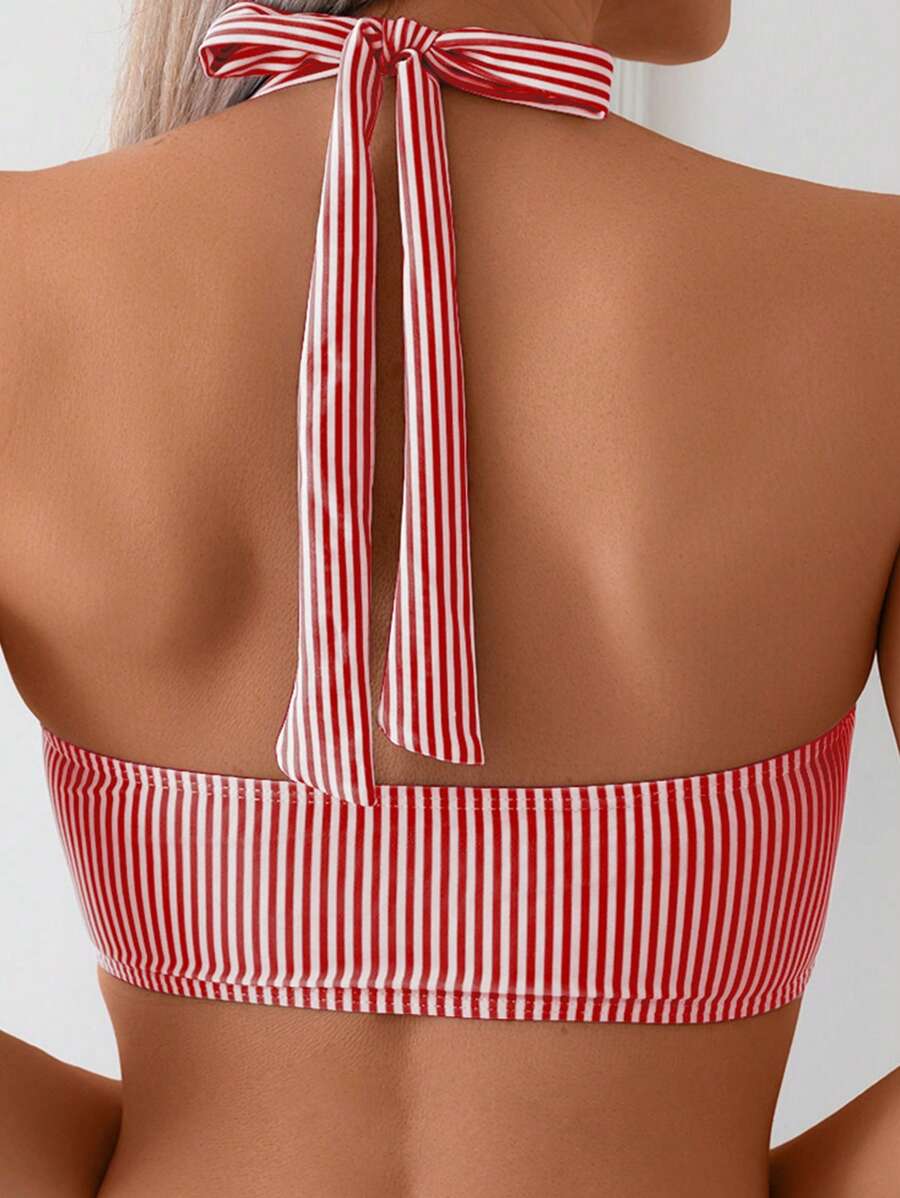 Striped Bikini Set for Women