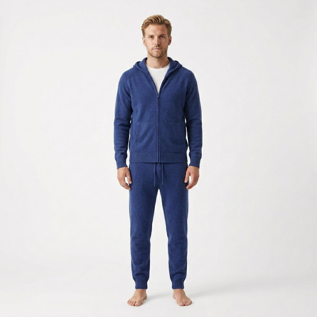 HOLLANDEN | ZIP-UP HOODIE AND JOGGING TROUSERS FOR MEN