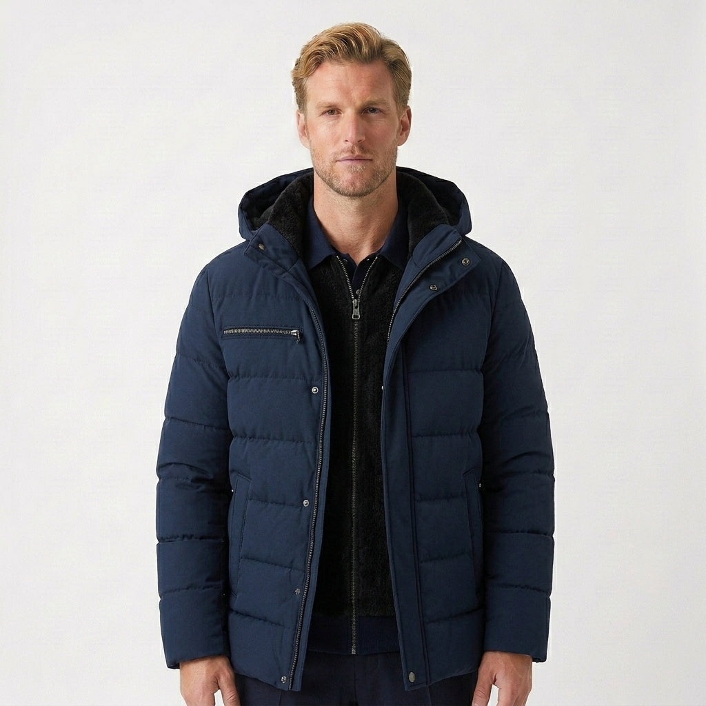 HOLLANDEN | OVERSIZED LAMBSWOOL WINTER COAT FOR MEN