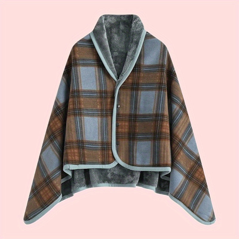 Rosamund | Cozy Plaid Wrap Scarf