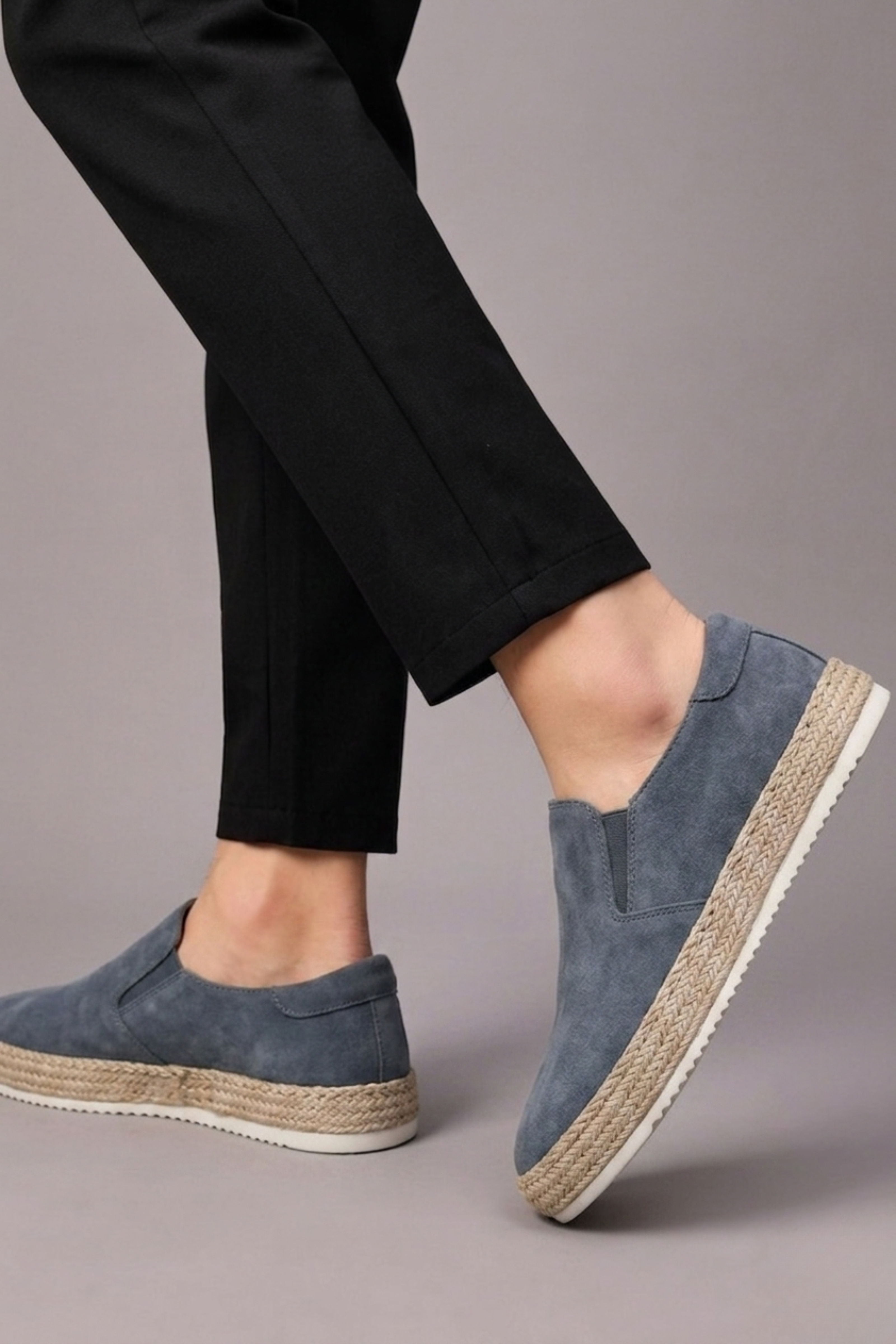 Men's Suede Slip-On Design