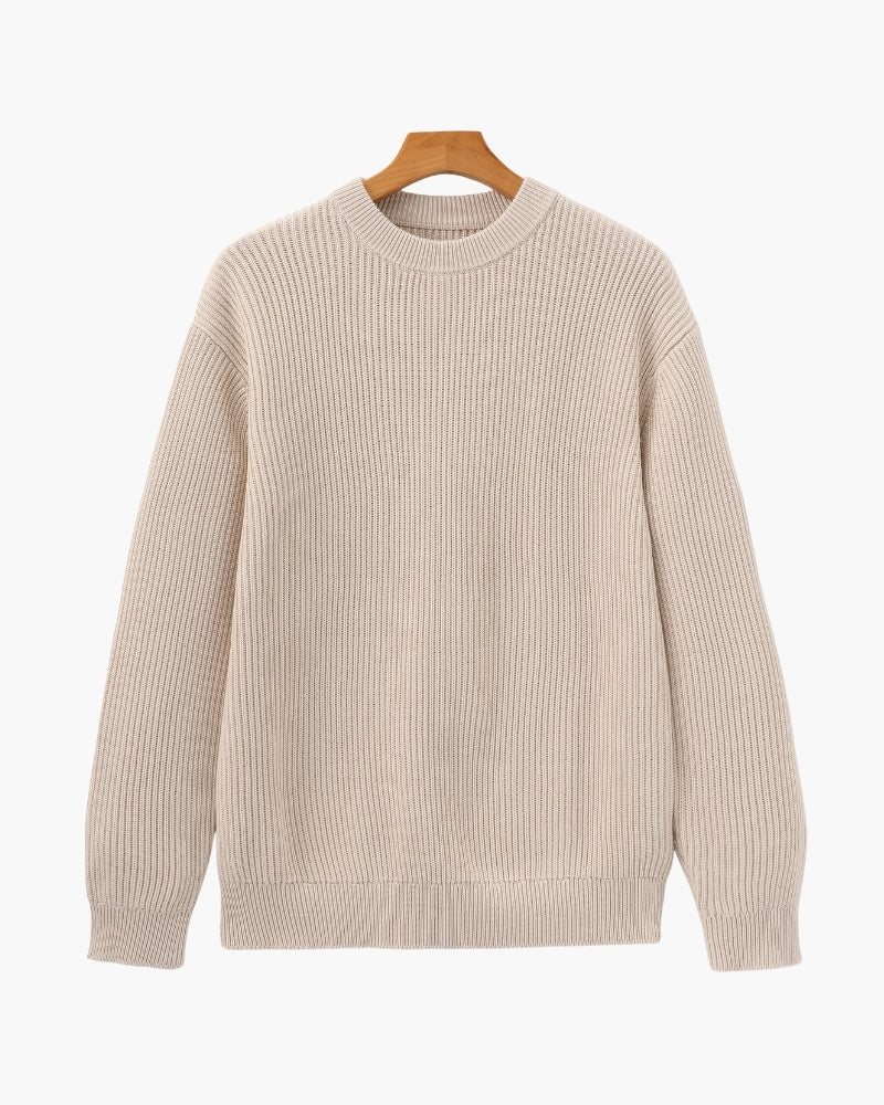 Rib Knit Crew Neck
