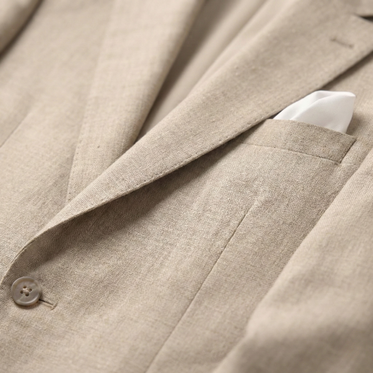 The Basel Men’s Luxury Linen Suit Set – Blazer & Trousers