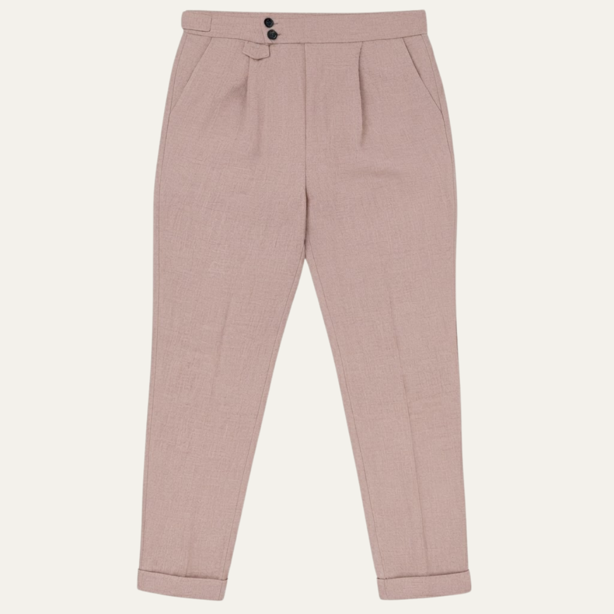 The Hobart Men’s Tailored High-Waisted Pleated Dress Trousers