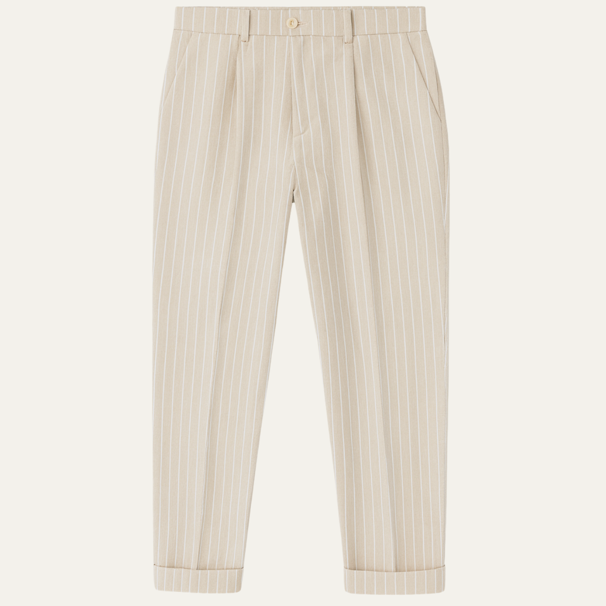 The Coolangatta Men’s Vertical Stripe Tailored Smart Dress Trousers
