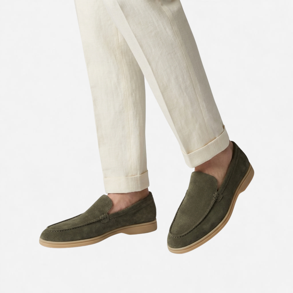 OLDMONEYLOOK | Men’s Classic Slip-On Suede Loafers