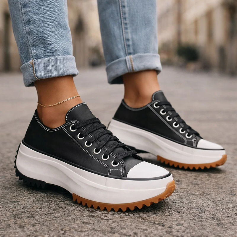 Zippa Leather Sneakers