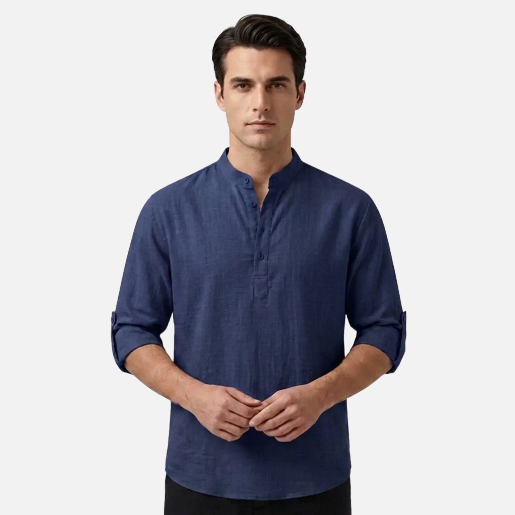 OLDMONEYLOOK | Men’s Classic Linen Summer Shirt