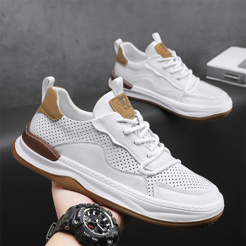 Italian Luxury Genuine Leather Sneakers