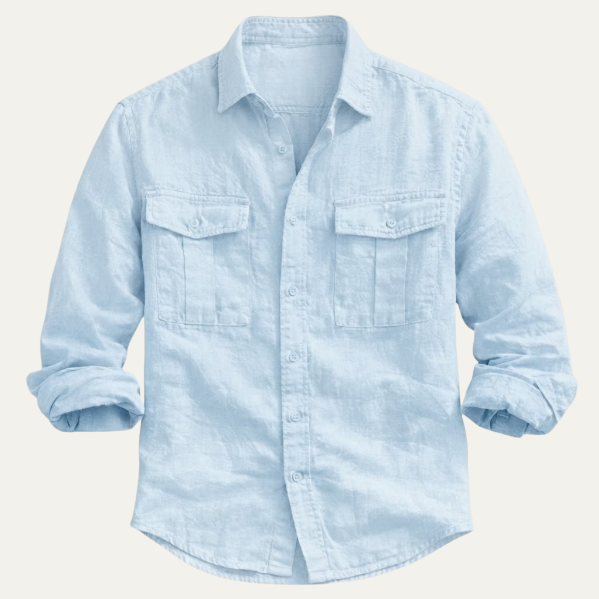 The Brera Men’s Casual Cotton Summer Linen Shirt