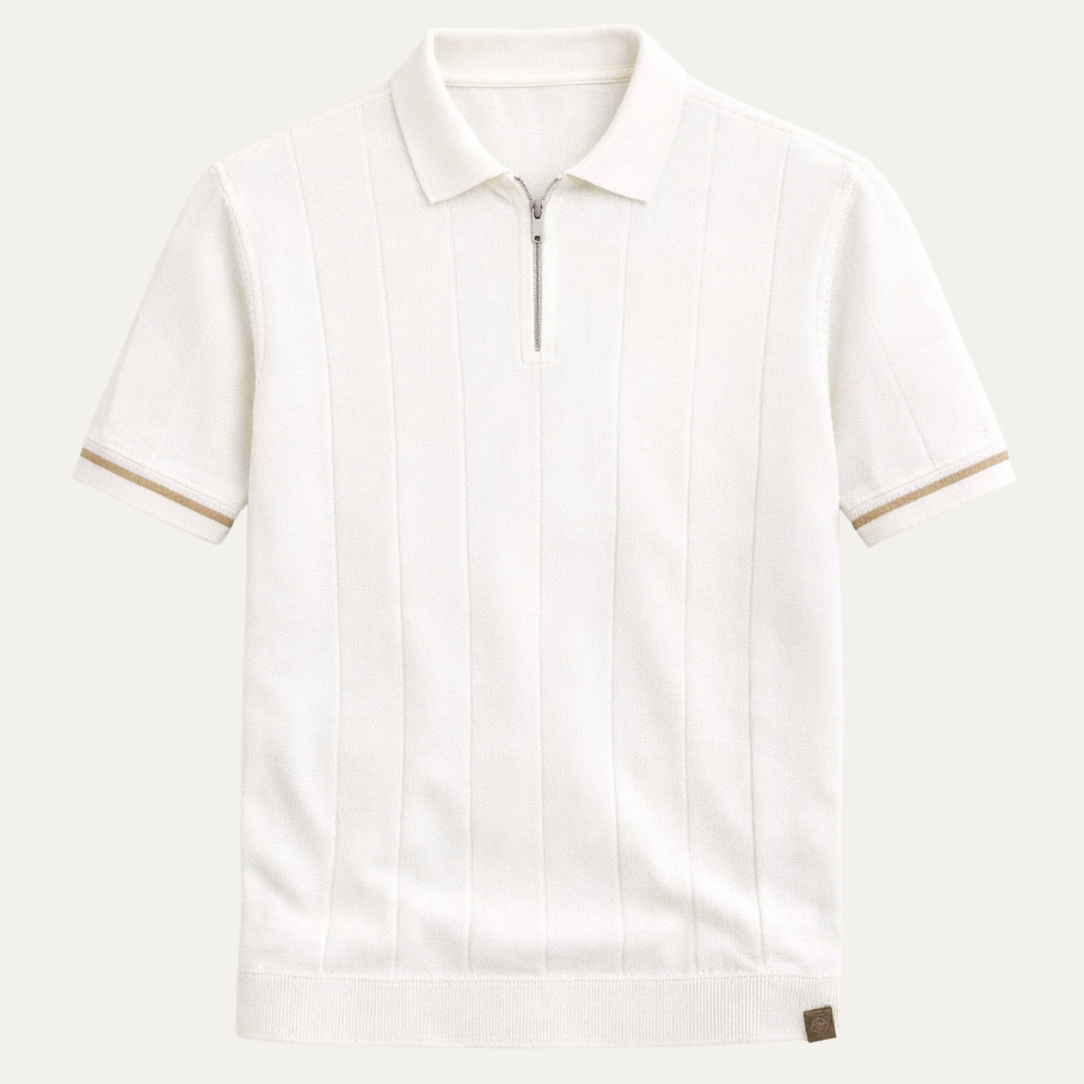 The Pavia Hills Men’s Short Sleeve Zip Polo