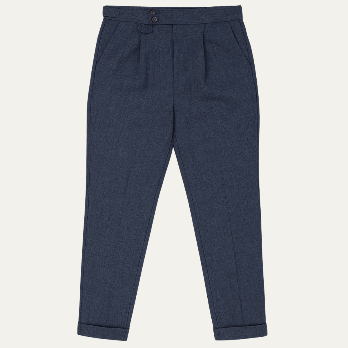 The Hobart Men’s Tailored High-Waisted Pleated Dress Trousers