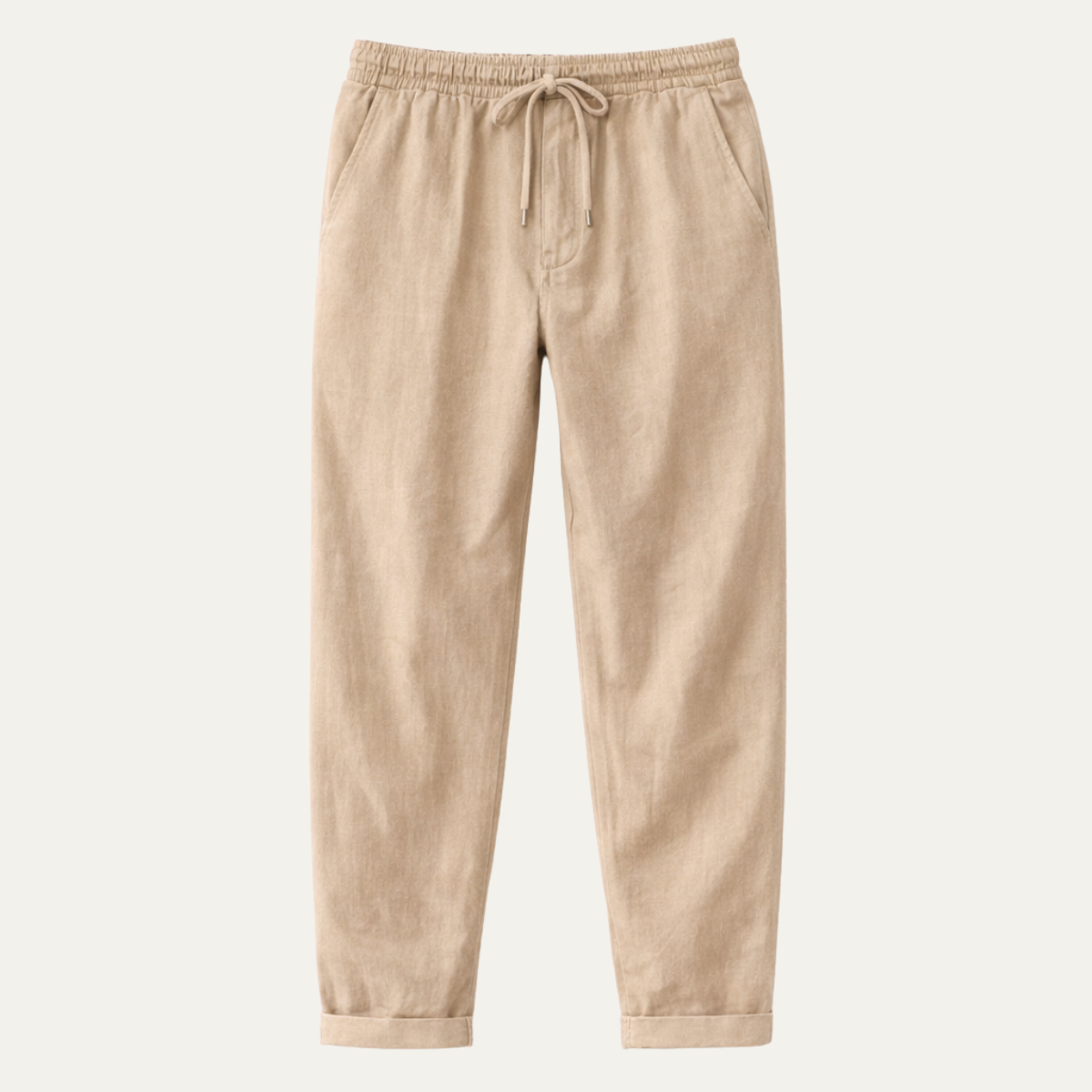 The Maple Ridge Men’s Cotton Linen Wide Leg Trousers