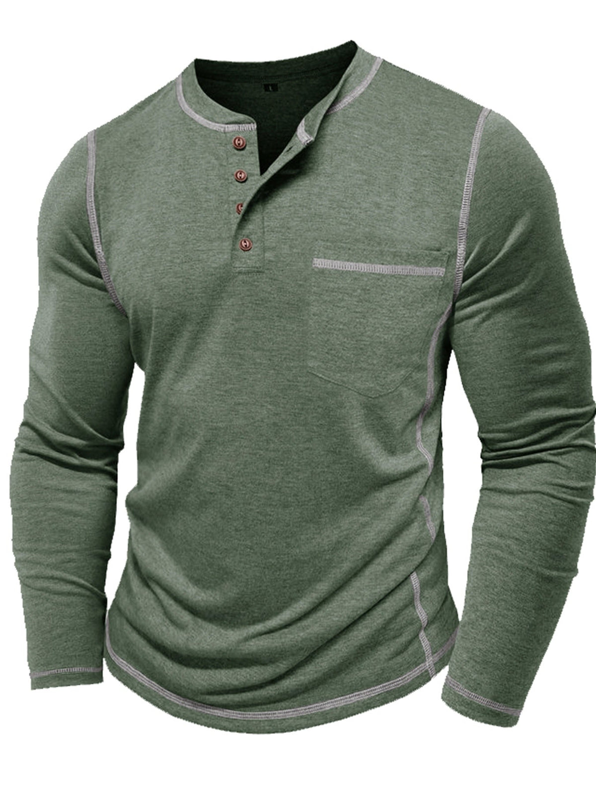 Kingsley | Timeless Long-Sleeve Henley Top