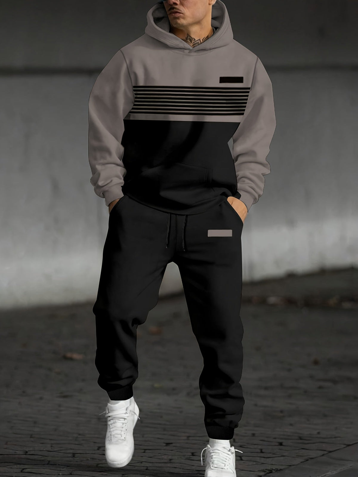 Colton | Color-Blocked Two-Piece Ensemble