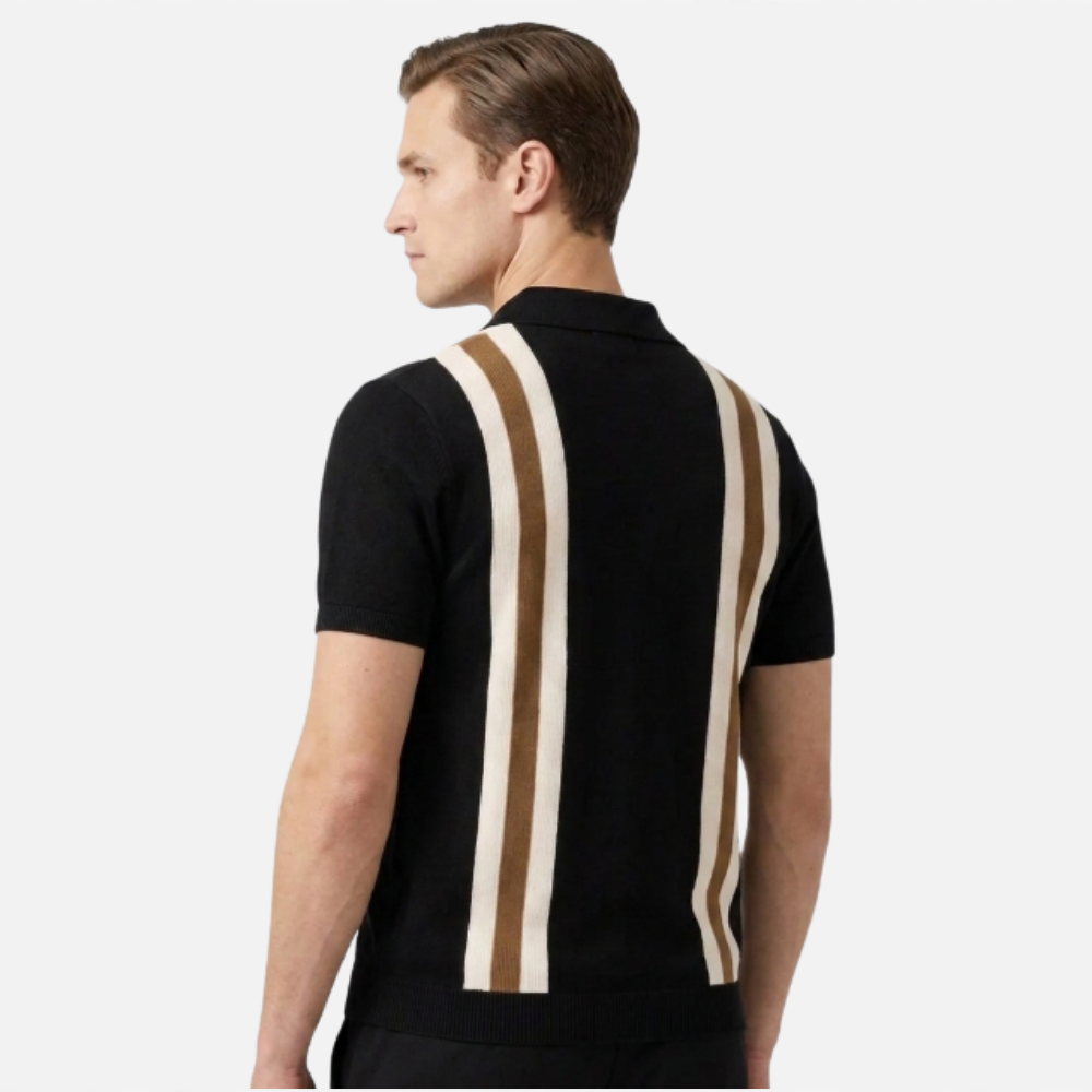 OLDMONEYLOOK | Men’s Refined Knit Zip Polo
