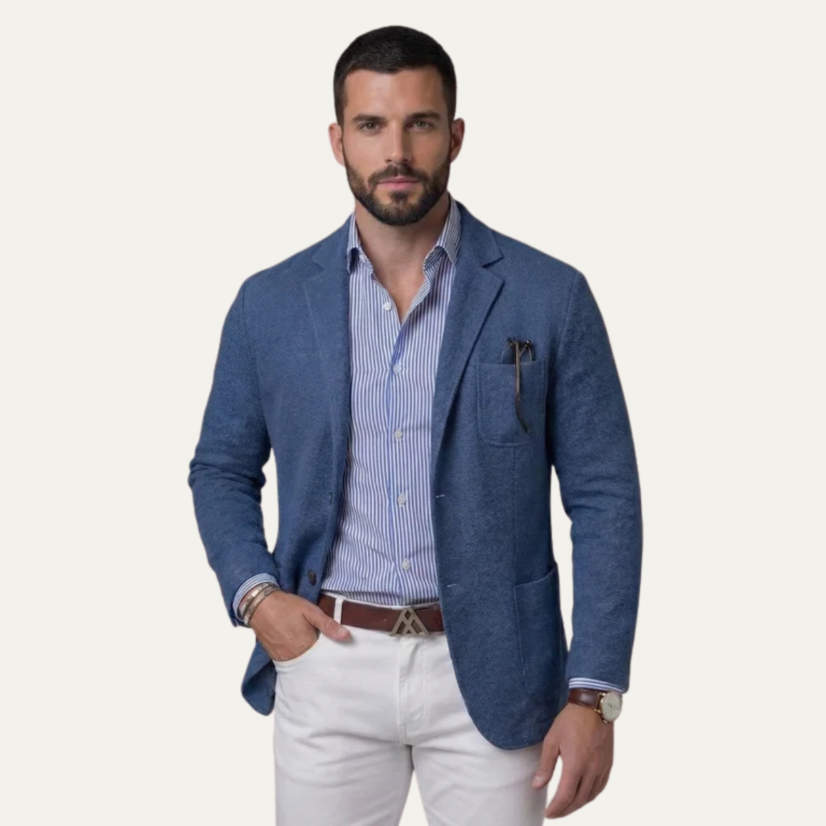 The Winslow Men’s Lightweight Slim Fit Blazer Summer Jacket