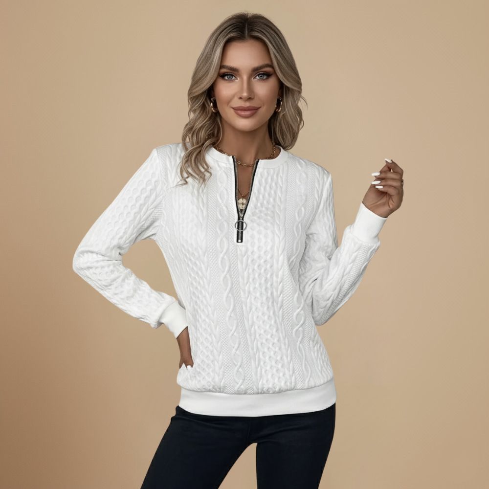 Ladies Cable Knit Jumper | Timeless warmth with a touch of elegance