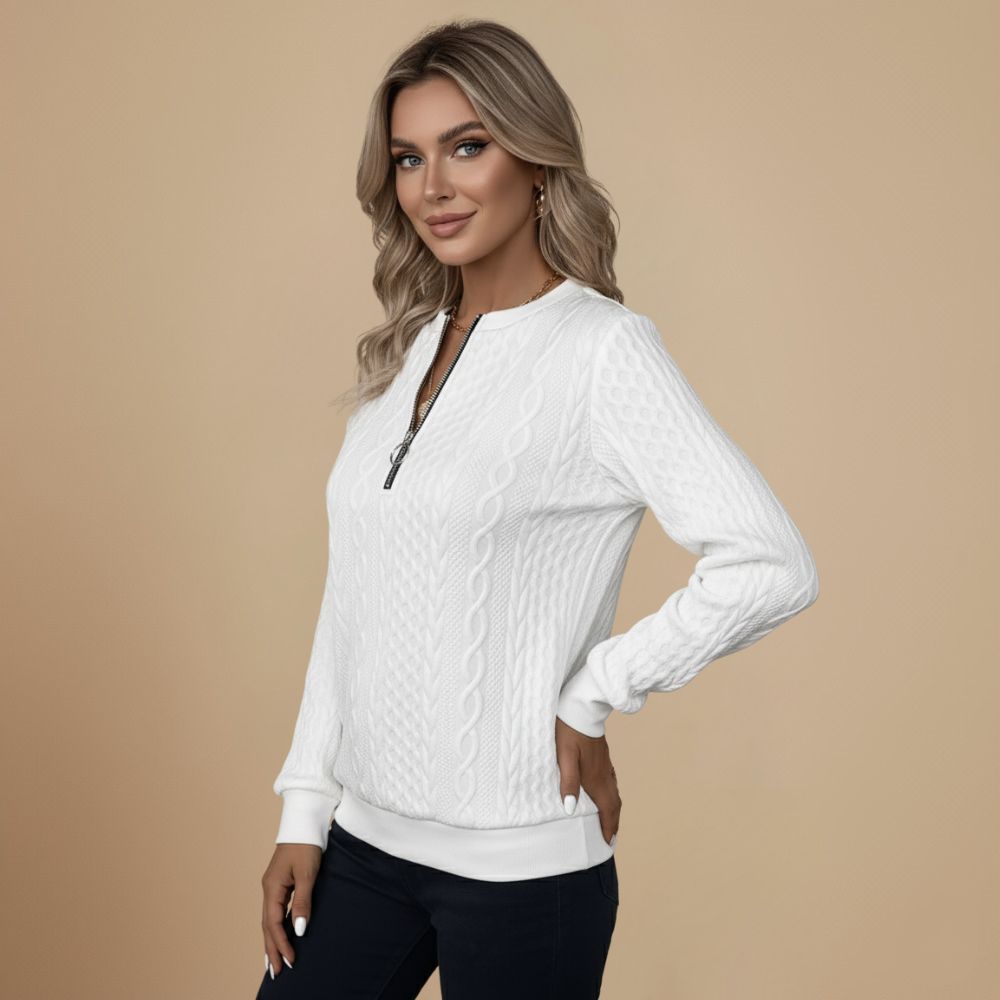 Ladies Cable Knit Jumper | Timeless warmth with a touch of elegance