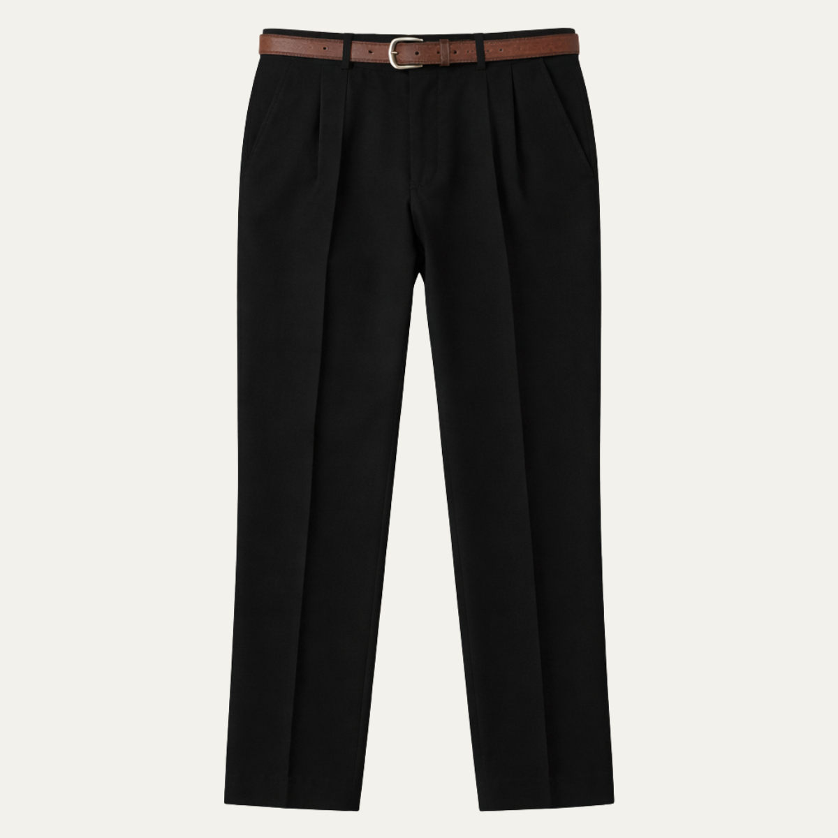 The Brookline Men’s Classic Straight Leg Loose Fit Linen Trousers