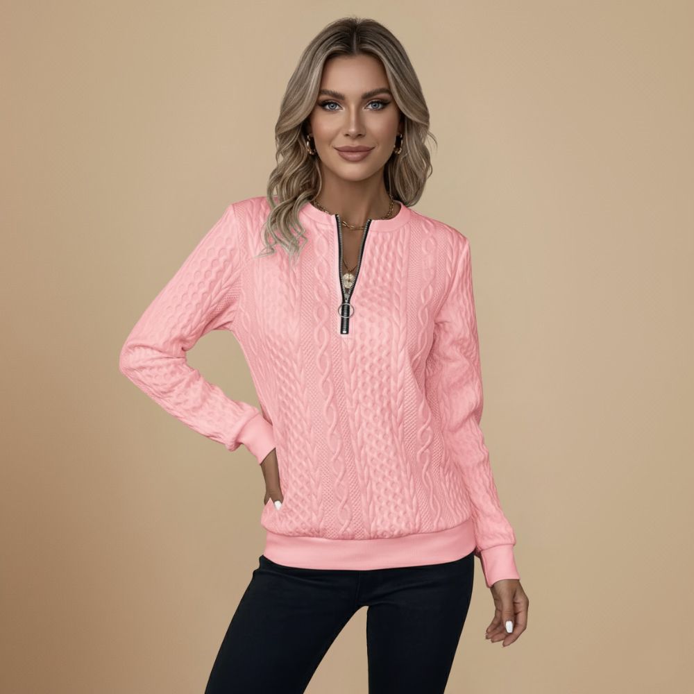 Ladies Cable Knit Jumper | Timeless warmth with a touch of elegance
