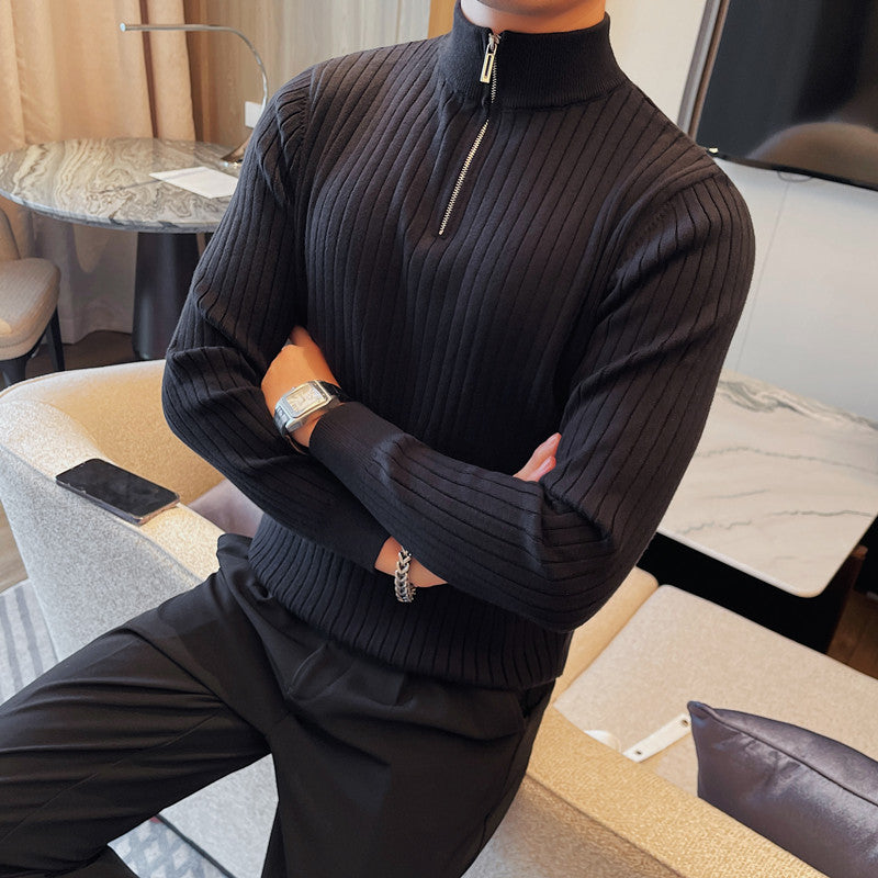 Knitted Collar Sweater