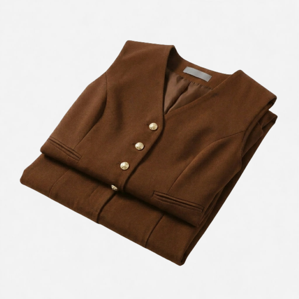 OLDMONEYLOOK | Women’s Tailored Vest and Trousers Set