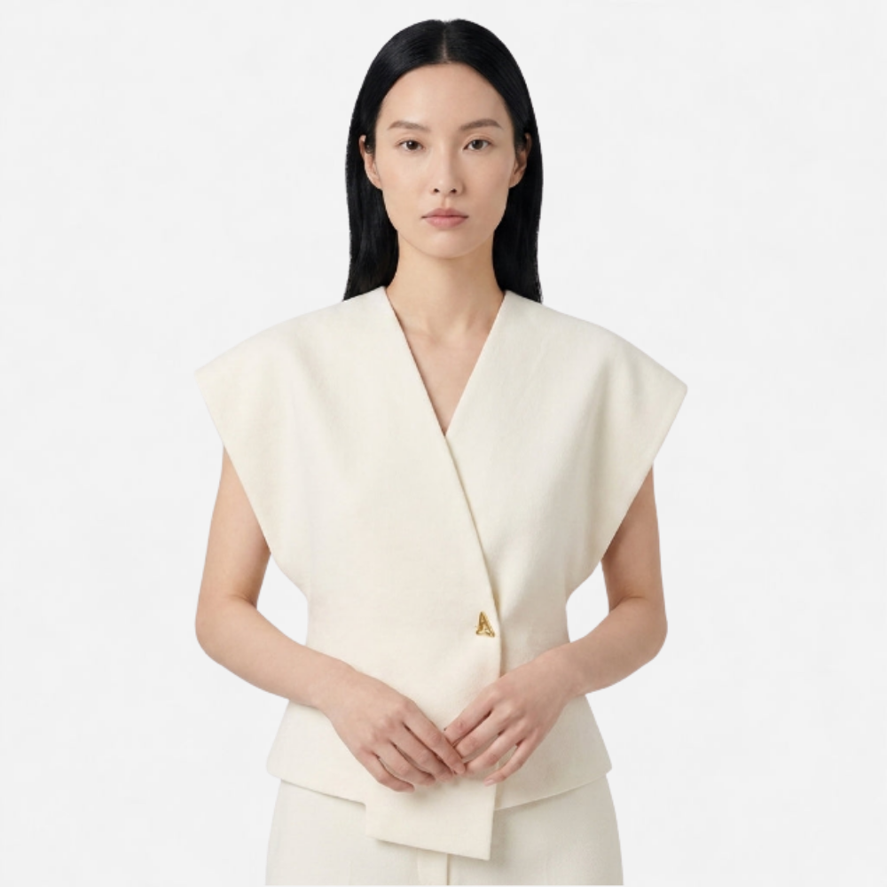 OLDMONEYLOOK | Women’s Classic V-Neck Blouse